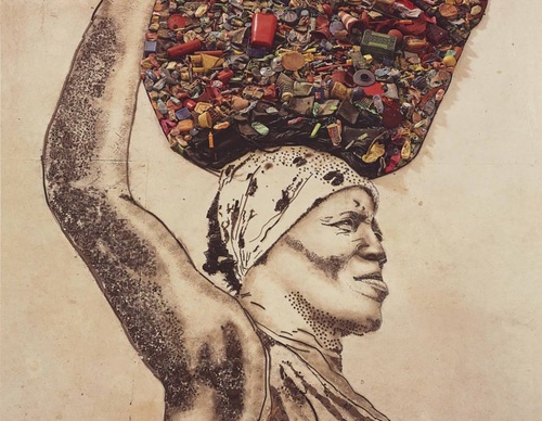 Gallery of artworks by Vic Muniz-Brazil