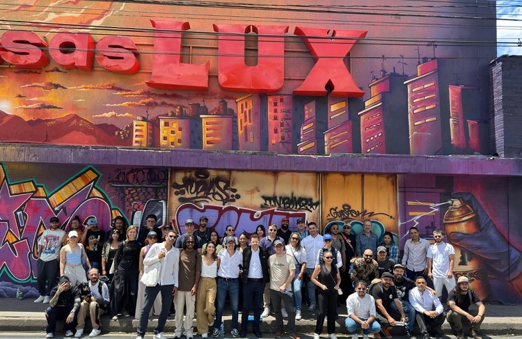 Un gran mural de 560 metros cuadrados