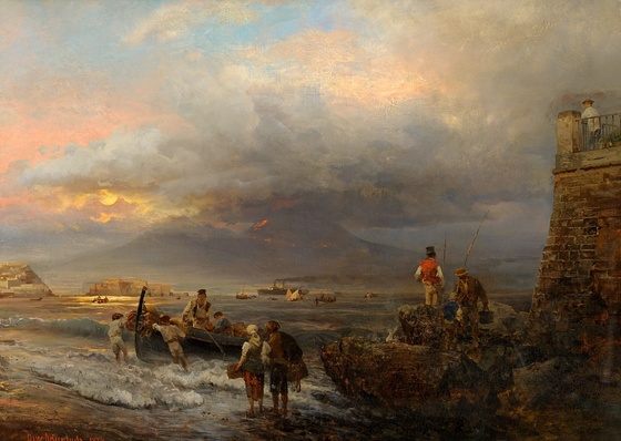 Gallery Of Painting By Oswald Achenbach - Germany