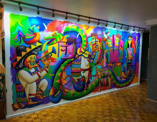 Galería de arte callejero de Spaik - México