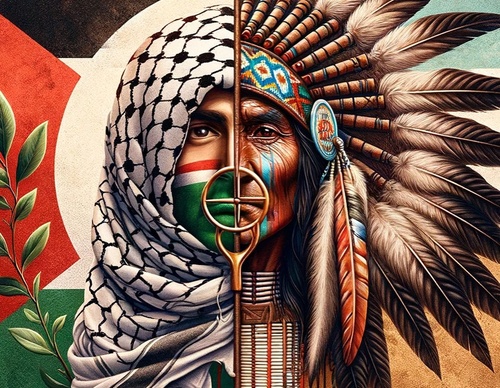 Galería de ilustraciones para Gaza de Malek Qreeqe - Palestina