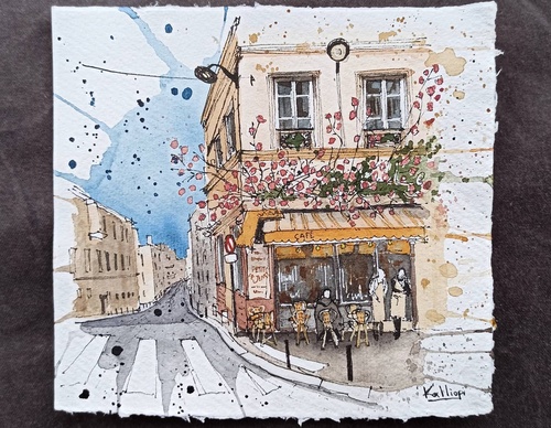 Galeria de pinturas em aquarela de Kalliopi C - Escócia