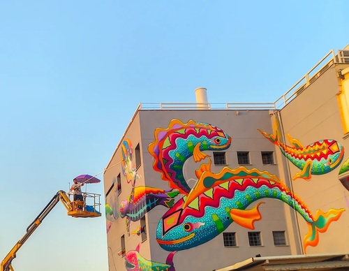 Galería de arte callejero de Spaik - México