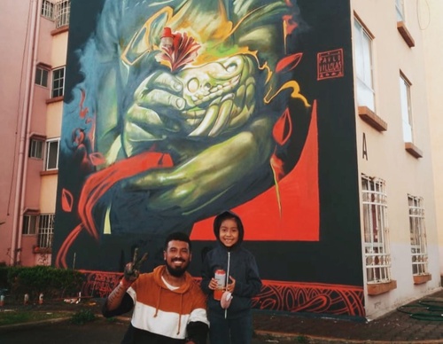 Galería de arte callejero de Paulo Villegas - México