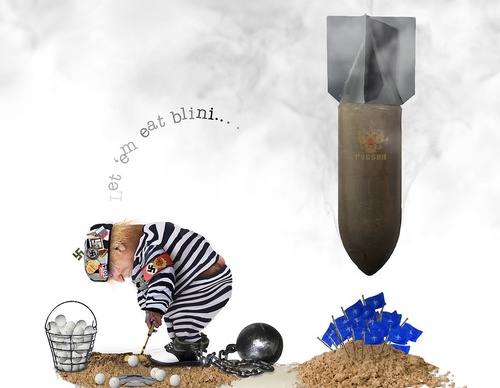 Gallery of Humor collages by Nancy Ohanian - USA