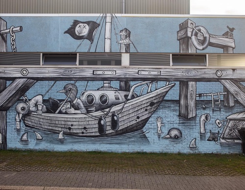 Gallery Of Street Art By Gijs Vanhee - Belgium