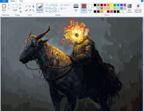Gallery Of Drawing With Windows Paint By Christian Young - USA_1