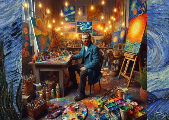 An imaginary interview with Van Gogh about his self portraits