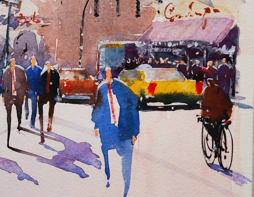 Galeria de aquarelas de Daniel Martínez- Uruguai