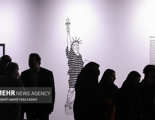 Exposición de cartoons y caricaturas de “América Latina” en Irán