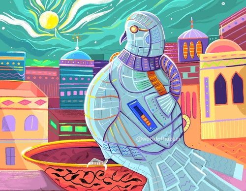 Gallery of illustration by Hazem Asif - Pakistan