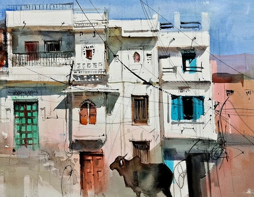 Gallery Of Watercolor Painting By Milind Mulick - India