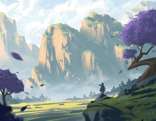 Galeria de ilustrações de Philip Sue - Nova Zelândia