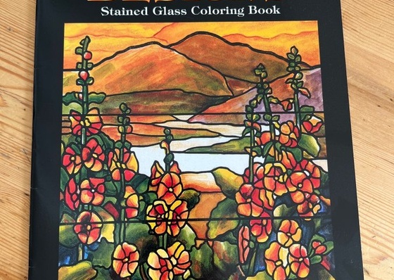 Tiffany Designs Stained Glass Coloring Book