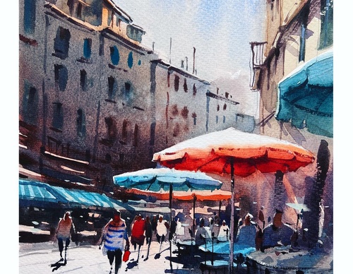 Gallery Of WaterColor Painting By Sofia Wu Mei - China