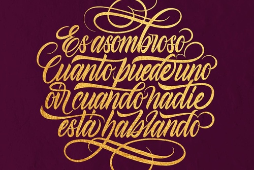 Gallery Of Calligraphy By Ana Hernández - Mexico