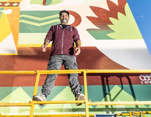 Oscar “Odd” Diodoro | 120m² Mural in Bolzano, Italy
