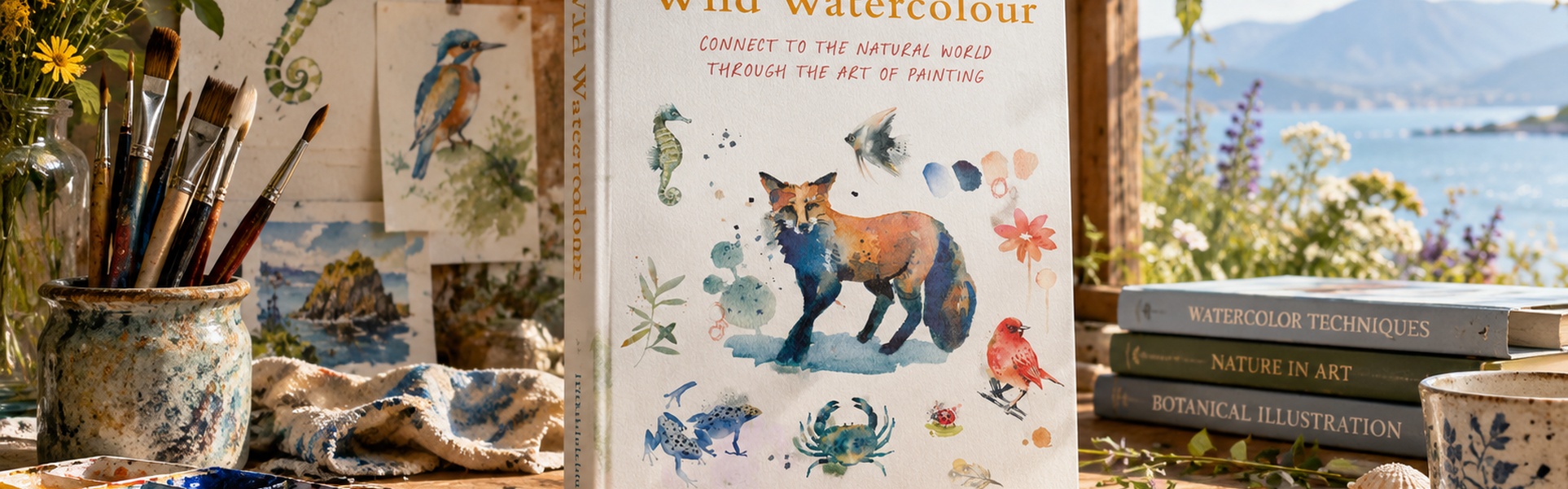 Wild Watercolour: Connect to the natural world through the art of painting by Inga Buividavice