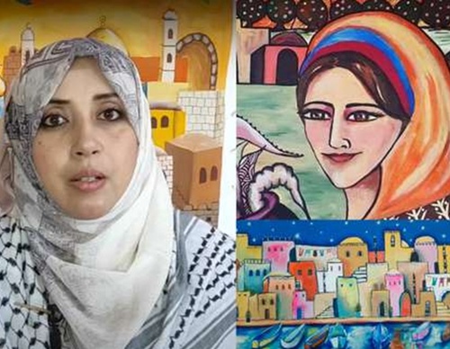 La artista palestina asesinada en La Franja de Gaza
