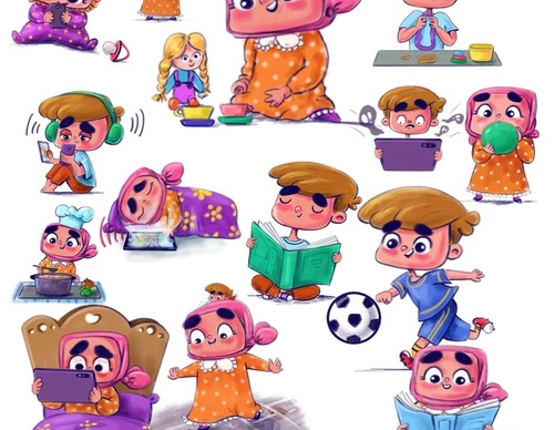 Gallery of Illustration by Samira Bahrani-Iran