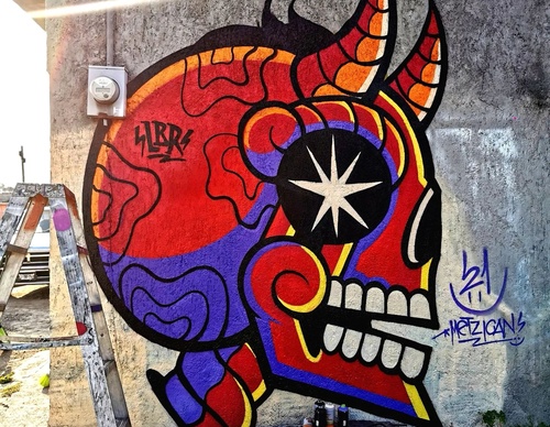 Galeria de arte de rua de Metzican - México