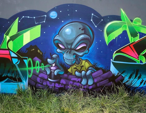 Galería de arte callejero de Ogryz - Brasil