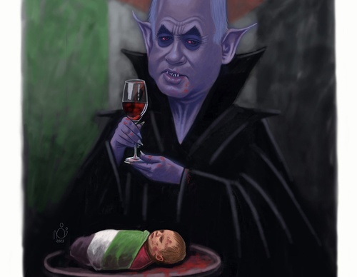 holocide caricature