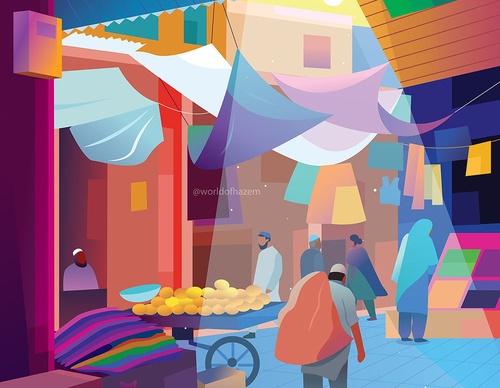 Gallery of illustration by Hazem Asif - Pakistan