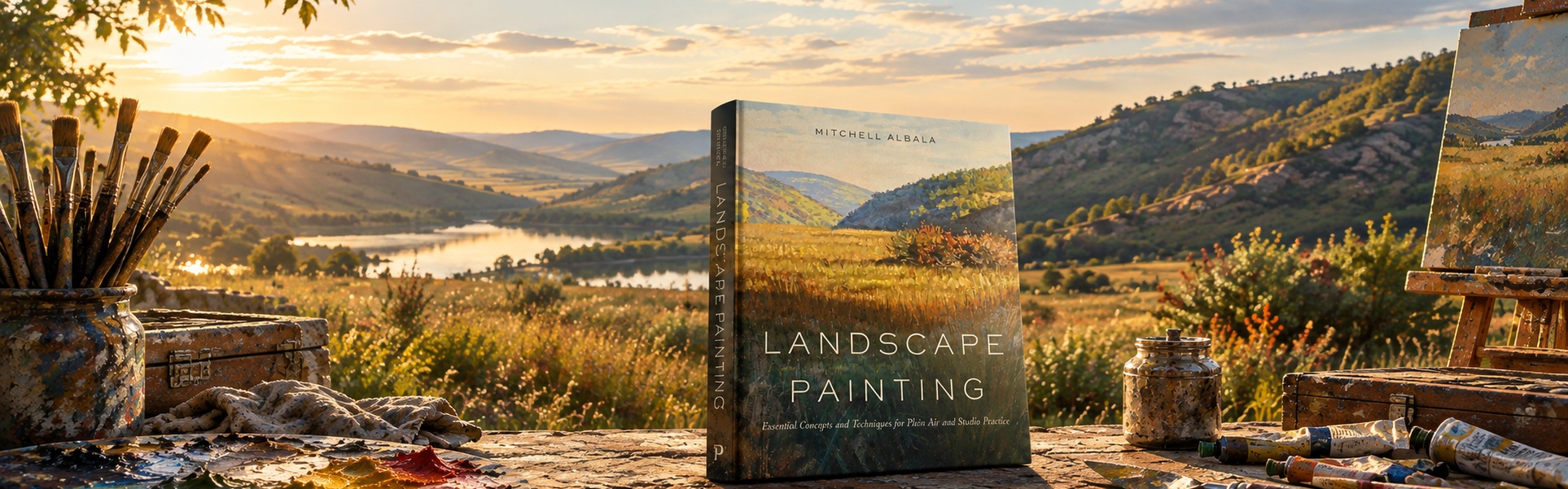 Landscape Painting: Essential Concepts and Techniques for Plein Air and Studio Practice by Mitchell Albala
