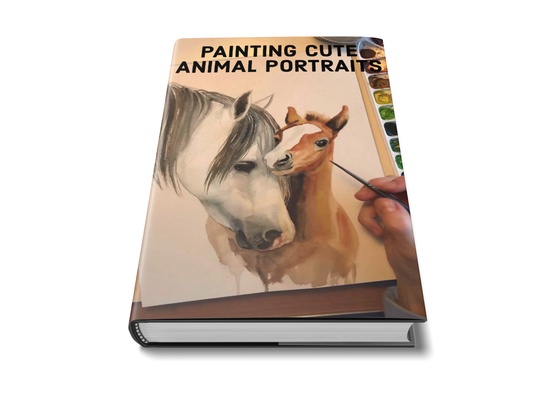 Pintando retratos fofos de animais por Gloria Fisher