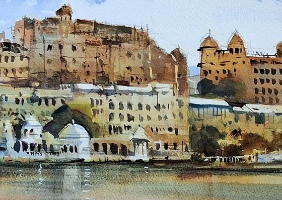 Gallery Of Watercolor Painting By Milind Mulick - India