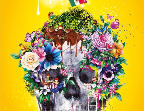 Posters from the "MÉXICO DULCE Y QUERIDO" Exhibition, 15th International Poster Biennial in Mexico