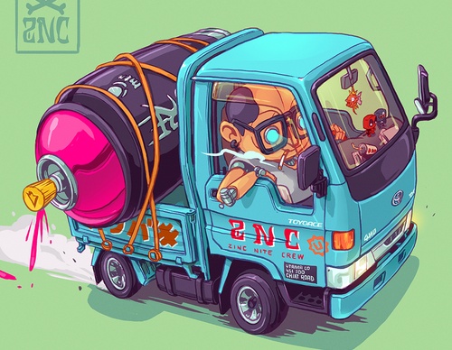 Galeria de ilustrações de Muhammad Firdaus - Singapura - Parte 2