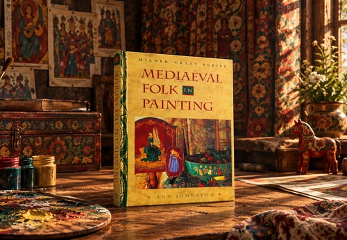 Folk medieval na pintura (série Milner Craft) por Ann Johnston