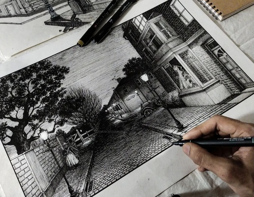 Gallery Of Drawing By Sahil Sajwan - Germany