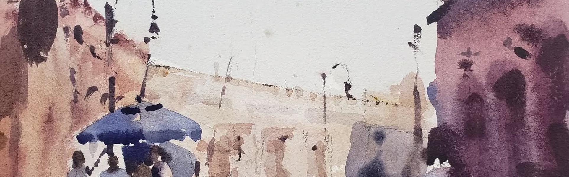 Galeria de Pinturas em Aquarela de Gonzalo Ibáñez Vargas - Chile