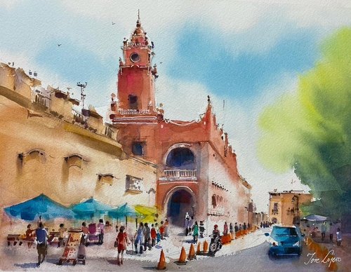 Galeria de pinturas em aquarela de Tere Lojero – México