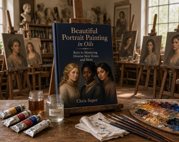 Beautiful Portrait Painting in Oils: Keys to Mastering Diverse Skin Tones and More by Chris Saper