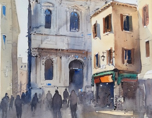 Gallery Of Watercolor Painting By Svetlin Sofroniev - Bulgaria