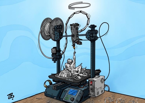 3D printing .. creation layer by layer