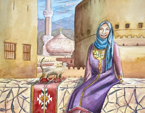 Galería de ilustraciones de Amjed Alsiyabi - Omán
