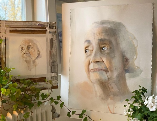 Gallery of Watercolor painting by Anette Gustafsson-Sweden