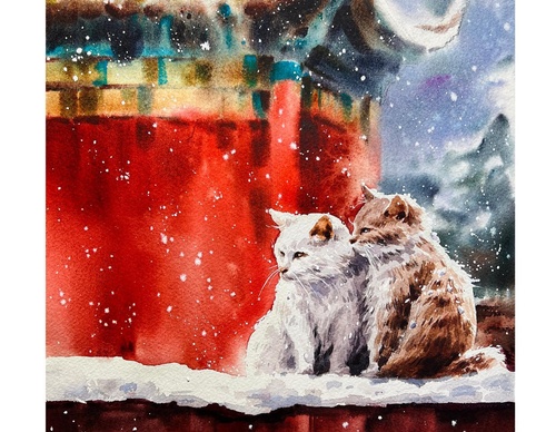 Gallery Of WaterColor Painting By Sofia Wu Mei - China