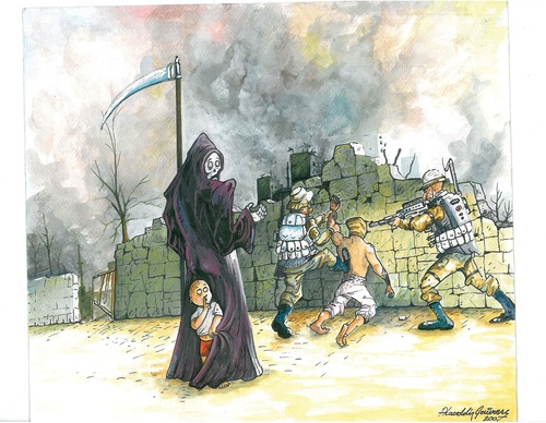 Gallery of cartoon about Gaza Genocide's