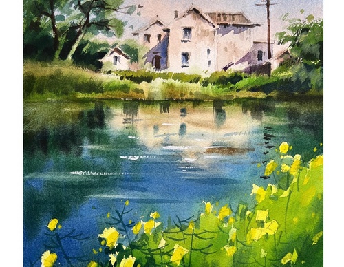 Gallery Of WaterColor Painting By Sofia Wu Mei - China