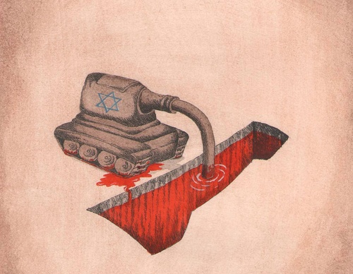 Galería de caricaturas sobre el genocidio de Gaza