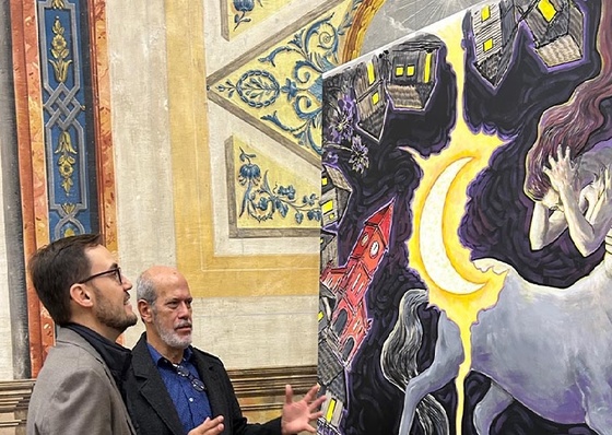 Pintura intitulada “O Castigo do Runamula”