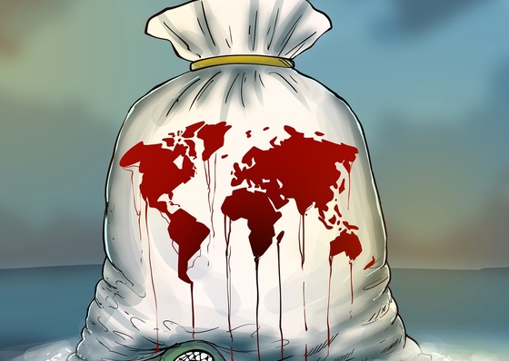 Gallery Of Humor Drawing By Mahmoud Abbas - Palestine
