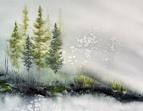 Gallery of Watercolor painting by Karlyn Shahnazarian-Canada