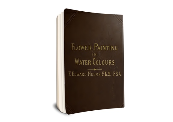 Pintura de flores en acuarela